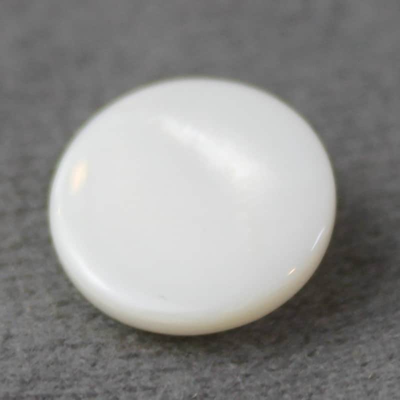 Bandoneon Button Accordion Part - White Pearl Bass Flat Button 12.5mm x 3.7mm image 1