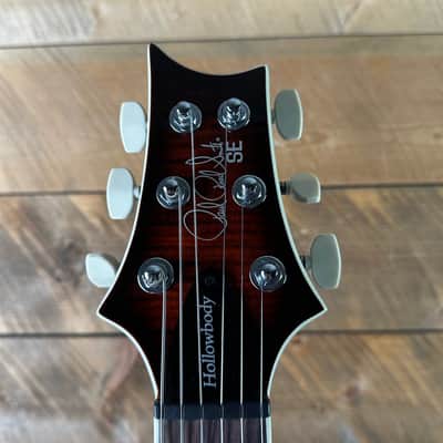 PRS SE Hollowbody I - Orange Tiger Smokeburst CTII00550 image 4