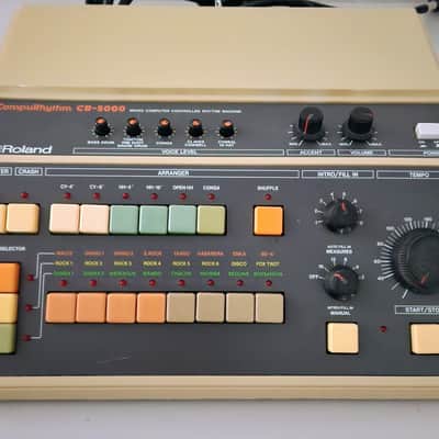 *MIDI MOD* Roland CR-5000 CompuRhythm 1980s - White image 2