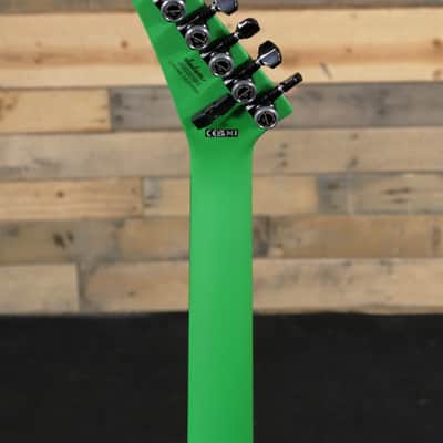 Jackson  American Series Soloist SL3 Electric Guitar Satin Slime Green w/ Case image 7