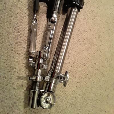 (Very Rare) Vintage Tama Titan Adjustable Telescoping Legless Rack Snare Mount with Mounting Clamp & Memory Lock Included image 5