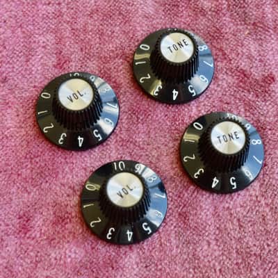 Vintage 1960's Gibson Witchhat Knob Set Witch Hat SG Standard ES-335 ES175 image 1