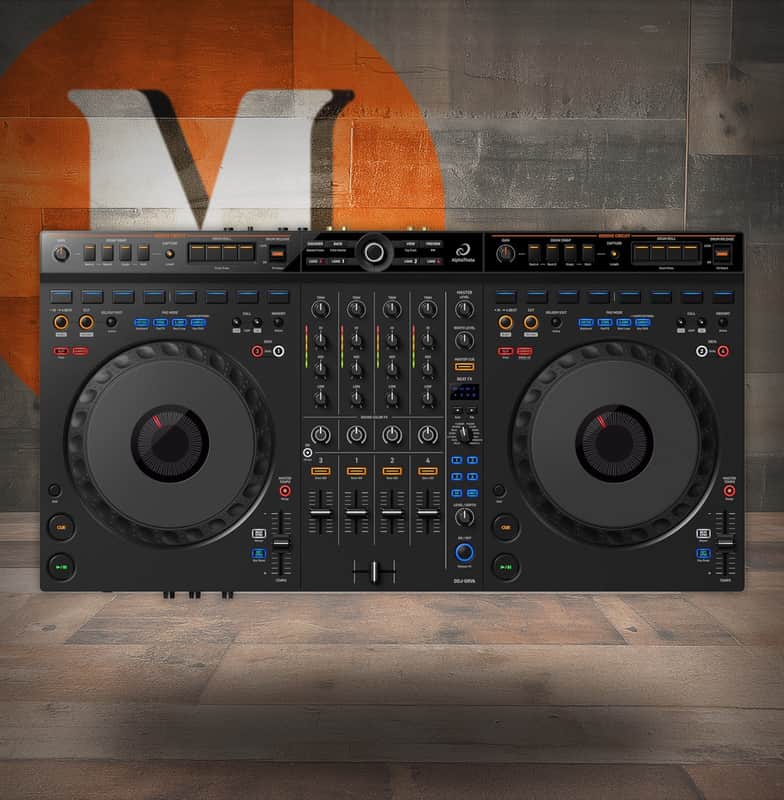 AlphaTheta DDJ-GRV6 4-Channel DJ Controller with Groove Circuit (DDJ-GRV6) image 1