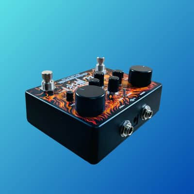 Electro-Harmonix Hell Melter Advanced Metal Distortion 2023 - Present - Black / Flames Graphic image 3