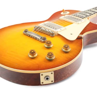 Gibson 1959 Les Paul Standard Faded Peach Burst Heavy Aged image 11