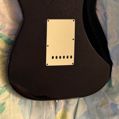 rare 2008 FENDER American Standard Strat Charcoal Frost Metallic image 5