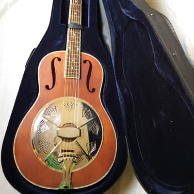Republic Classic Biscuit Cone Wood Resonator w/ Schatten NR-2 Pickup image 6
