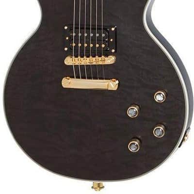 Epiphone Prophecy Les Paul Custom Plus GX (Gibson 498T/490R) Electric Guitar - Black Cherry image 2
