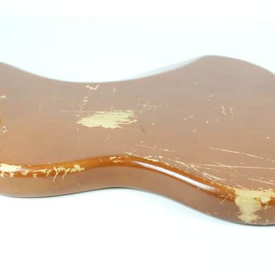 1963 Vintage Fender Jazzmaster BODY ~Lightweight 4.5lbs~ Killer RELIC Brown Refin USA 1960s Pre-CBS L-Series image 17
