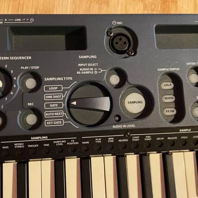 Korg MicroSAMPLER Sampling Keyboard Synth Micro Sampler + New Mic - Excellent condition image 3