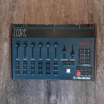 Oberheim DX 6-Voice Drum Machine 1982 - Blue with Wood Sides