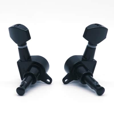 3L3R Guitar tuner pegs,small Square Sealed guitar tuning pegs tuners machine heads,for Acoustic or Electric Guitar (Black) image 4