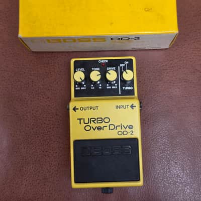 Vintage Boss OD-2 Turbo Overdrive (1987) - Rare MIJ Black Label - With Original Box image 12