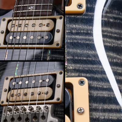 PRS Carlos Santana Pre-Production Prototype #3 Flame Maple Top Transparent Grey Black 1995 w/OHSC image 16