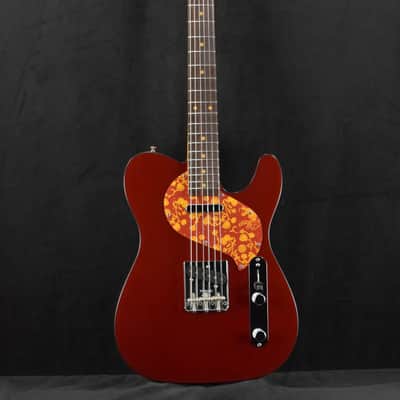 Fender Limited Edition Raphael Saadiq Telecaster Dark Metallic Red Rosewood Fingerboard image 2