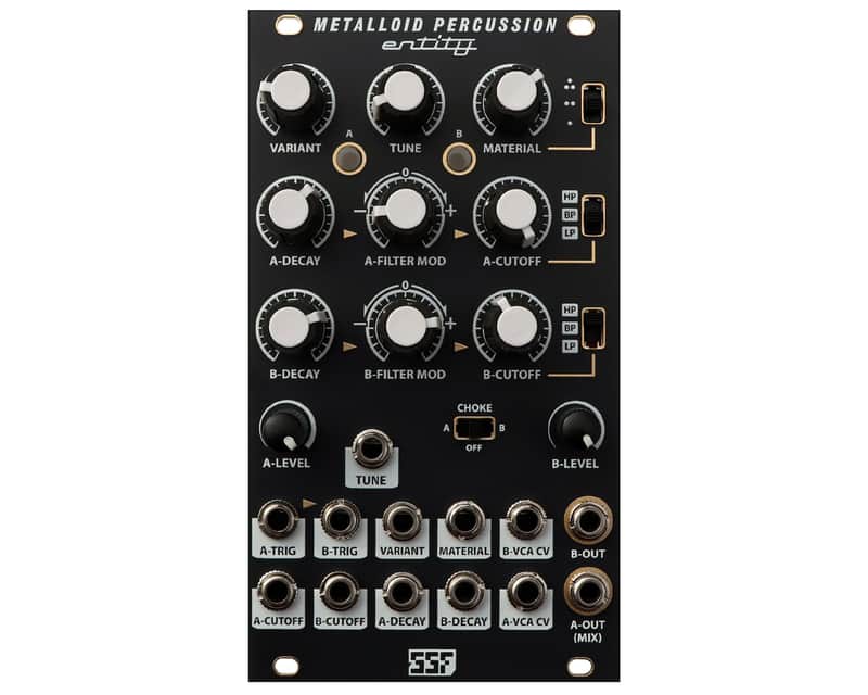 SSF Metalloid Percussion Entity Analog Metallic Noise Synthesizer Voice image 1