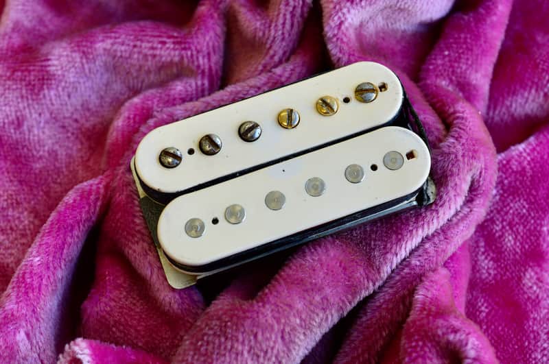 Vintage 1959 Gibson Double White PAF Humbucker Pickup 8.64k Holy Grail Burst Tone 1960 Les Paul Standard image 1