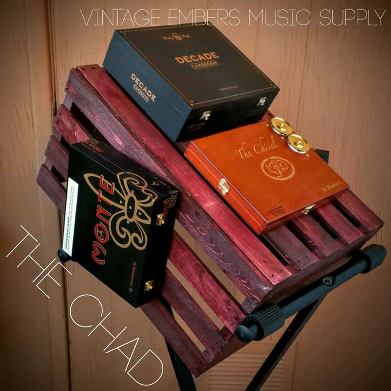 The Chad Cigar Box Cajon Drum Kit from Vintage Embers Music Supply image 1