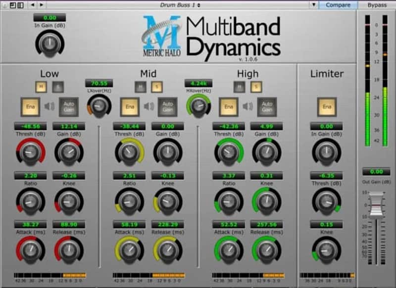 MH MultibandDynamics (Download)<br>MH Multiband Dynamics for AAX|Native, AAX|DSP, AU, VST, Mac/Win image 1