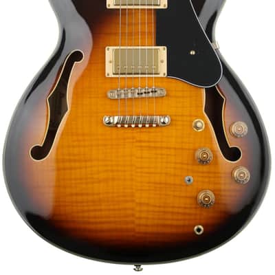 Ibanez John Scofield Signature JSM10 - Vintage Yellow Sunburst image 1