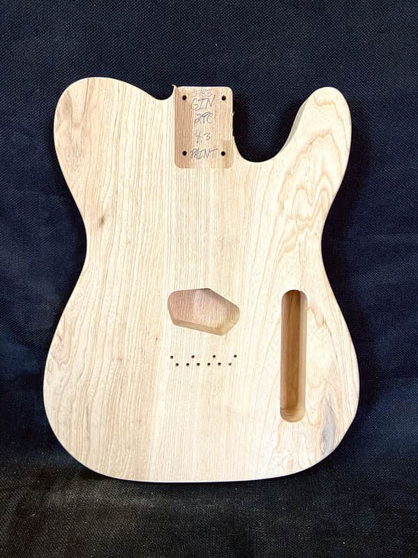 Guitar Mill T-Style Esquire Body / 2 pc. Swamp Ash / Paint Grade (#GIN-3988) image 1
