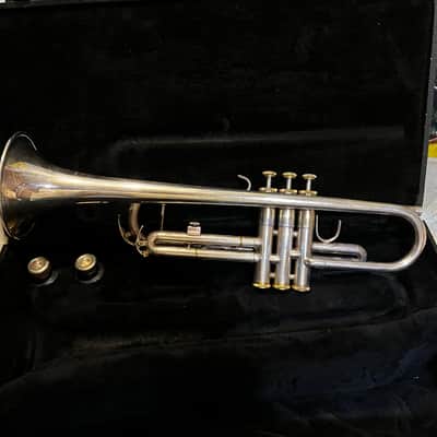 Blessing BTR1460S Silver Trumpet w Case image 1