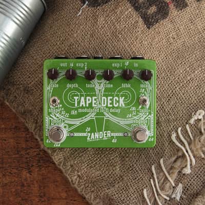 Zander Circuitry Tape Deck Lo-Fi Modulated Delay Guitar Effects Pedal Tape Delay Echo image 1