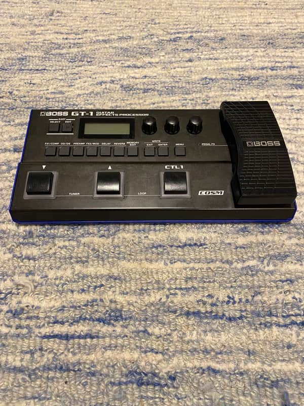 Boss GT-1 Guitar Effects Processor 2016 - Present - Black image 1