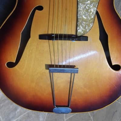 vintage KLIRA Triumphator archtop Jazz GUITAR  Gitarre Germany 1960s image 18