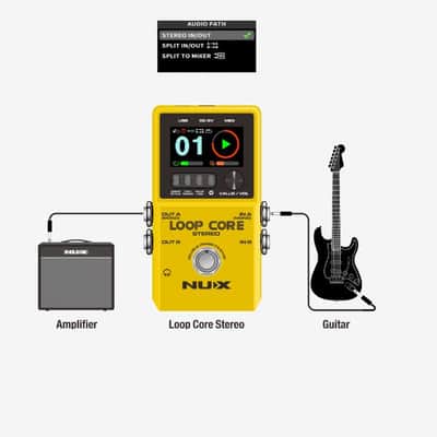 Newest! NuX stompbox MKII Loop Core Stereo Core deluxe Looper pedal (color LCD display) image 6