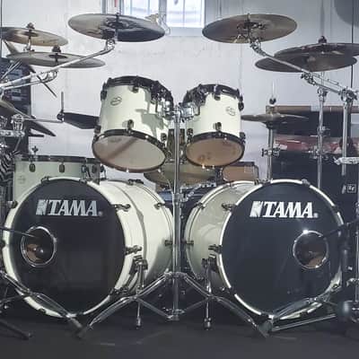 Tama Starclassic Maple, Piano White Lacquer w/ Black Nickel, 8x8