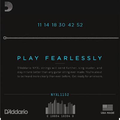 NYXL1152 11/52 Medium Top / Heavy Bottom D'Addario image 2