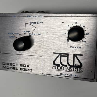 Zeus Audio Systems Model 8325 Direct Box 1980’s - Anodized Aluminum image 2