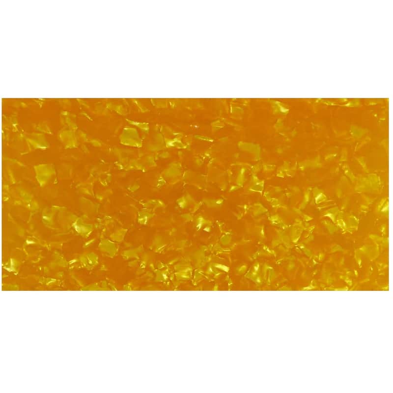 Incudo Incudo Yellow Pearloid Celluloid Sheet - 200x100x0.96mm...