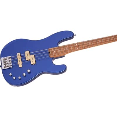 Charvel Pro-Mod San Dimas® Bass PJ IV, Caramelized Maple Fingerboard, Mystic Blue image 4