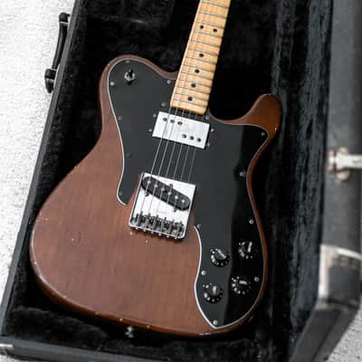 1978 Fender Telecaster Custom with Maple Fretboard in Walnut (Mocha) 7.2lbs image 7