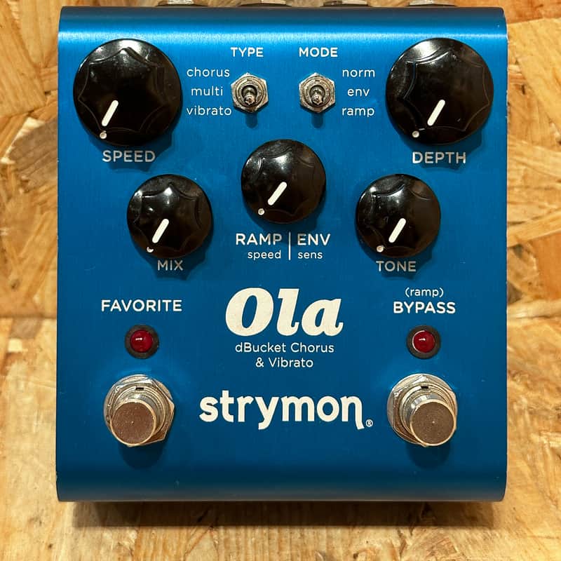 2010 – Present Strymon Ola dBucket Chorus and Vibrato Blue