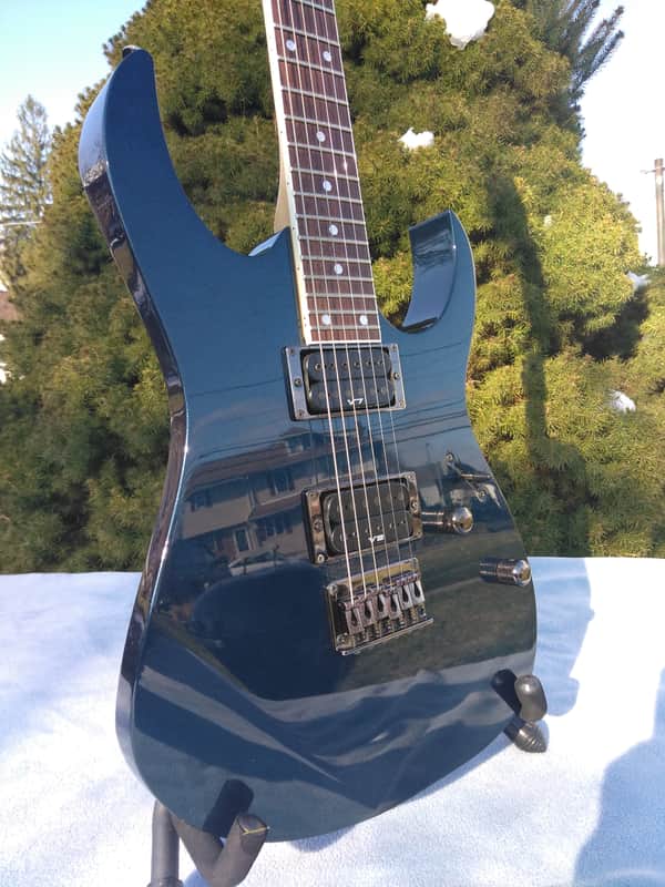 Made in Japan Fujigen Ibanez RG421 2002 Royal Blue Metallic | Reverb