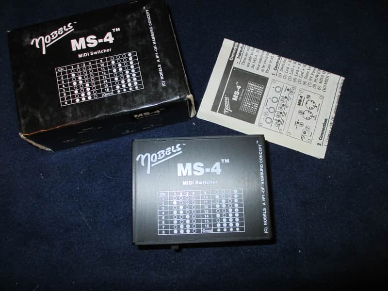 Nobels MS-4 MIDIスイッチャー Nobels MS-4 Midi Switcher | Reverb