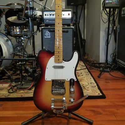 1977 Greco Telecaster modified with Bigsby and Seymour Duncan image 12