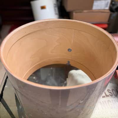 Pearl Marching Percussion Snare Shell 10.5"x14" White Marine Pearl image 7