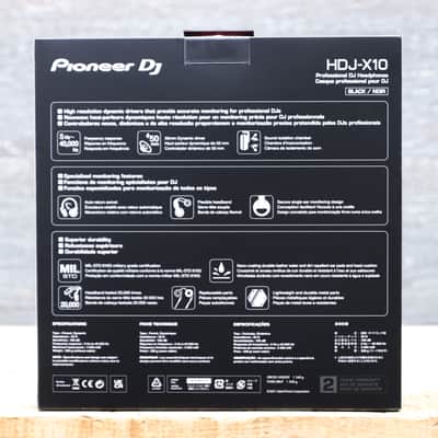 Pioneer DJ HDJ-X10-K Flagship Over-Ear DJ Headphones Dynamic Closed-Back - Black image 2