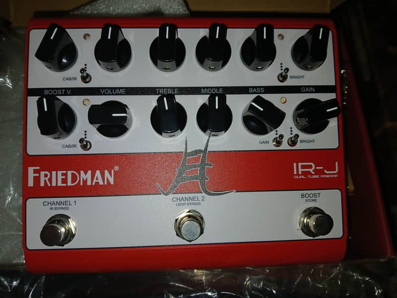 Friedman IR-J Jake E. Lee Signature Dual Tube Preamp 2024 - Present - Red / White image 1