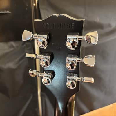 Gibson Les Paul Traditional Pro V Satin Black Electric Guitar image 11