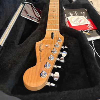 Anderton’s Exclusive Fender Player Plus Stratocaster HSS FSR with 12” Radius Roasted Maple Neck Shawbucker & Pure Vintage 65 US Pickups 2022 Charcoal Frost Metallic image 8