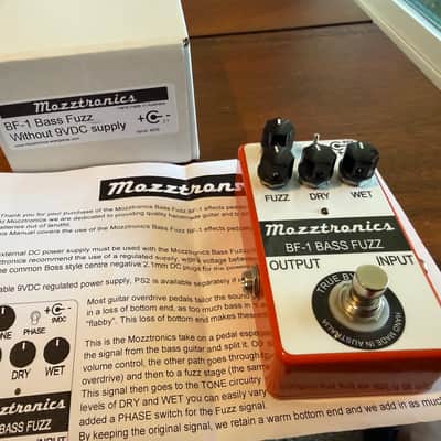 Mozztronics BF-1 bass fuzz - Orange image 2