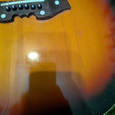 Mosrite Serenade Mid-1960's Flattop Acoustic Guitar image 11