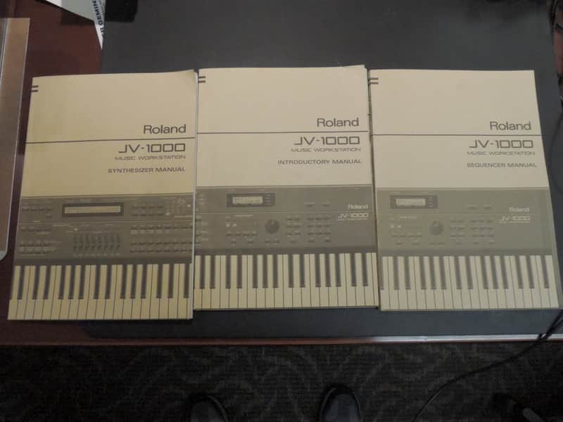 Roland JV-1000 Sequencer / Synthesizer / Introductory Manual image 1