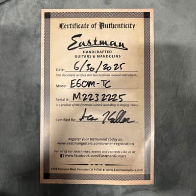 Eastman E6OM-TC - Natural - M2232225 image 12