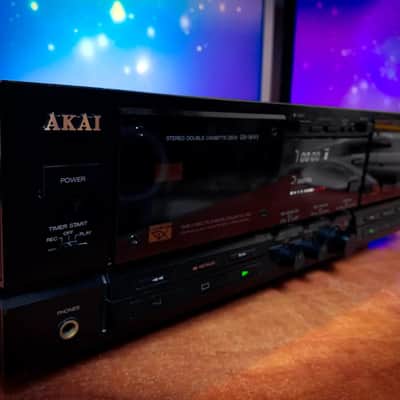 AKAI GX-W45 🌈RaRe🌈 Premium Vintage Stereo Double Cassette Deck image 3